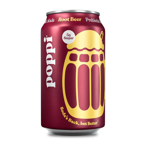 Poppi Sparkling Prebiotic Soda Beverage with Apple Cider Vinegar, Seltzer Water and
