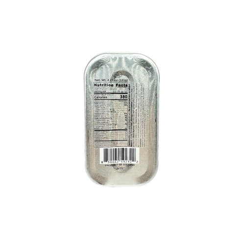 4.27 oz (121g) (Pack 12) Rudca Food Icelandic Cod Liver - Wild-Caught in Own Oil