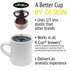 Chock Full o’Nuts Midtown Decaf Medium Roast, K-Cup Compatible Pods, 12 Count, Arabica Coffee