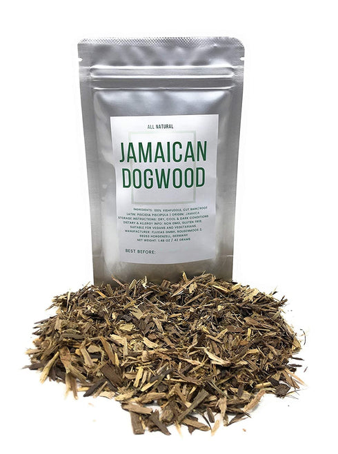 Jamaican Dogwood - Dried, Cut & Natural Fishfuddle (Bark/Root) - Piscidia Piscipula