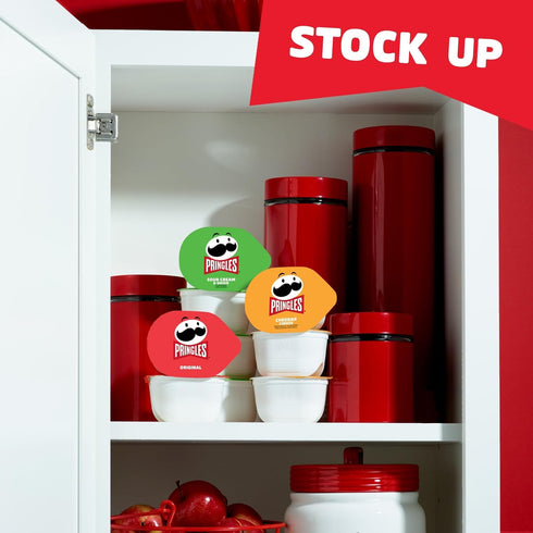 Pack (36 Pringles Potato Crisps Chips, Snack Stacks, Lunch Snacks, Variety Cups)