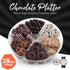 28oz 6 Mothers Day Chocolate Gift Box, Chocolate Gift Basket of Sectional Platter, Ideal Food Gifts for Women on