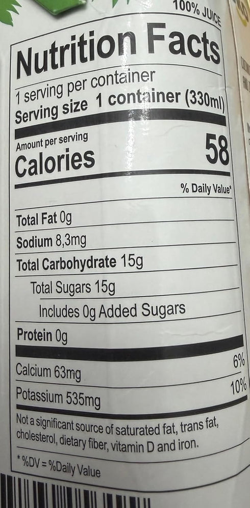 Generic 11.1 Oz, Pack 3 Dikoko Coconut Water, Brazilian, Not from Concentrate, Low Calorie, Fat Free, No Added Sugar