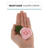 14-Piece Set (5 9 Global Sugar Art Wedding Cake Decorations Premium, Realistic Pink Sugar Flower Cake Topper Roses