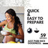 3 LB, 48 oz Rice Cream Plain Jasmine White Rice Hot Rice Cereal Scoop Included - Easily Digestable Carb Source