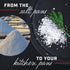 14oz (2 Pack) Portuguese Sea Salt Fleur De Sel Our Handcrafted, Gourmet, Portuguese Salt Is Naturally Sourced From The