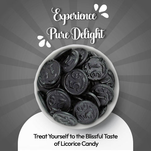 3 NY Spice Shop Licorice Candy - Pound Salted Licorice Coins - Chocolate Licorice - Australian Candy - Liquorice Candy