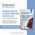 1 1 1lb Impact White Monk Fruit & Erythritol Sweetener Blend - Gluten Free, Zero Calories, Net Carbs, Keto, Vegan
