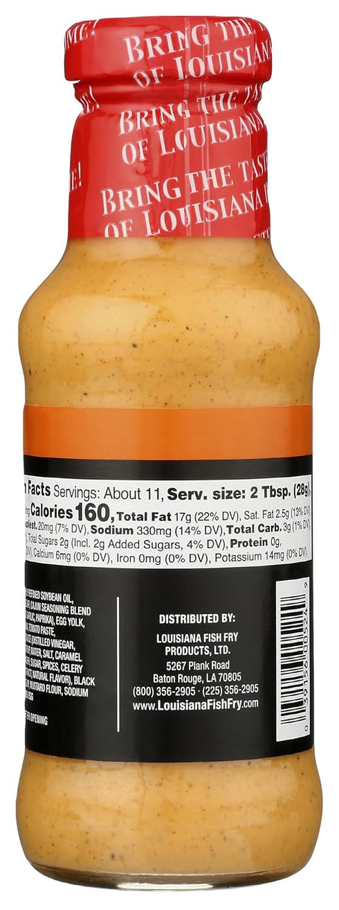 10.5 (Pack 12) Louisiana Fish Fry Cajun Dipping Sauce, Ounces