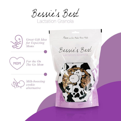 1 lb Bessies Best Lactation Granola | Lactation Support | Milk Boosting Cookie Alternative | Nursing Snacks |