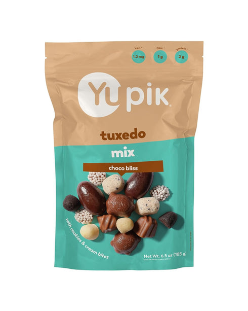 Yupik Tuxedo Mix, 6.5 Oz, Chocolatey Bites, Tuxedo Cake Flavor, Blend of