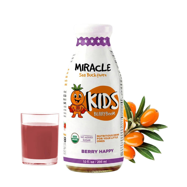 Miracle Sea Buckthorn Kids BERRY BOOM Organic Sea Buckthorn Juice for Kids