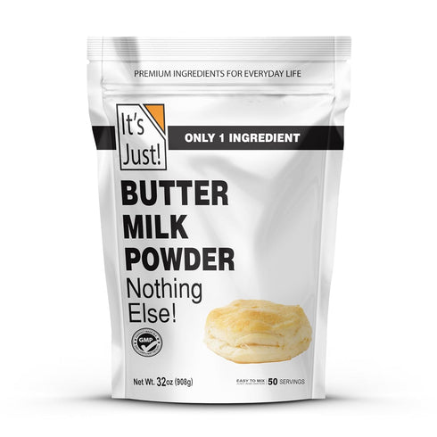 It's Just - Powdered Buttermilk, 32oz, rBST/rBGH Hormone Free, Shelf Stable, Evaporated