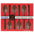 2.12 Oz (6 (Single-Pack) Fruidles Milk Spoons, Candy Hot Stirring, Gourmet Milk Cocoa Stirrers, Non-GMO, Dairy, Spoons