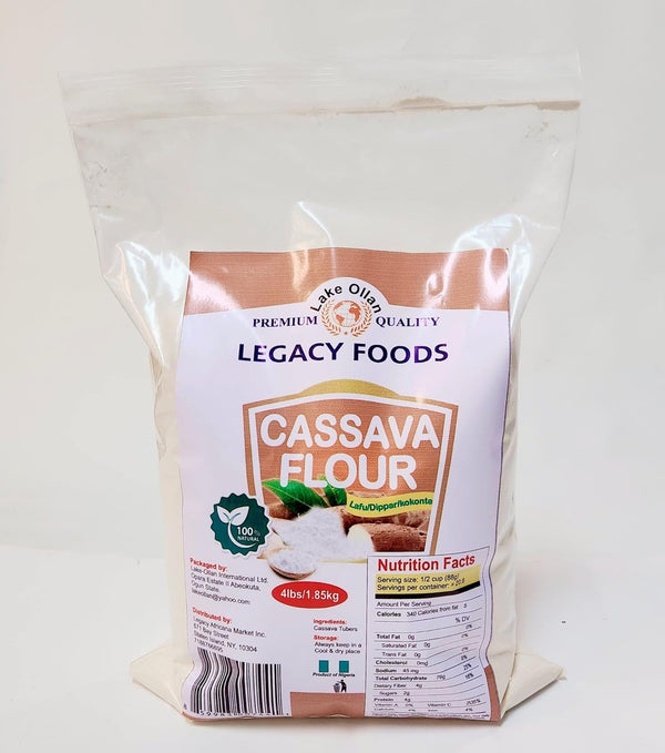 Legacy Foods Cassava Flour (Lafun/Kokonte/Dippar) 5lbs