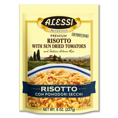 Alessi Autentico, Premium Seasoned Risotto, Italian Arborio Rice, Easy to Prepare, 8oz