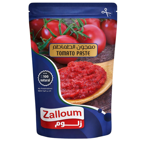Zalloum - Tomato Paste, All Natural, Preservatives Free, 135g (4.75 oz) (Pack of