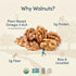 8oz GoodSAM Small Farms - Organic Raw Walnut Halves & Pieces - Pouch - Single Origin - Sourced from Regenerative Farms