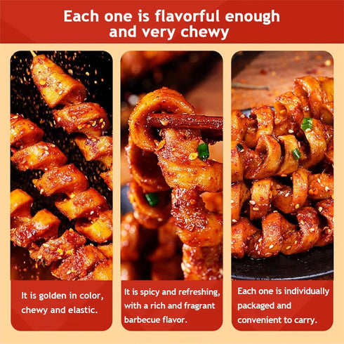 Maidetinghao Latiao Spicy Strips, ,Spicy Sweet Gluten Latiao, La Tiao Spicy Sticks,Chinese Spicy Casual Snack Food