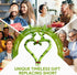 12" Heart Shaped Lucky Bamboo - Live Indoor Plant, Double Stalk Heart Arrangement - Ideal Gift for Birthday