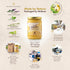 Mellona 100% Unfiltered(1KG) Raw Honey Unfiltered, Natural Creamy Golden Honey Raw Unprocessed, Unheated