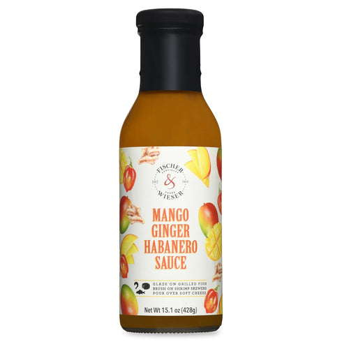 Fischer & Wieser Mango Ginger Habanero Sauce, 15.1 Oz (Pack of 2)
