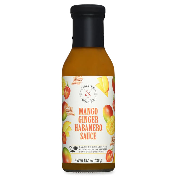 Fischer & Wieser Mango Ginger Habanero Sauce, 15.1 Oz (Pack of 2)
