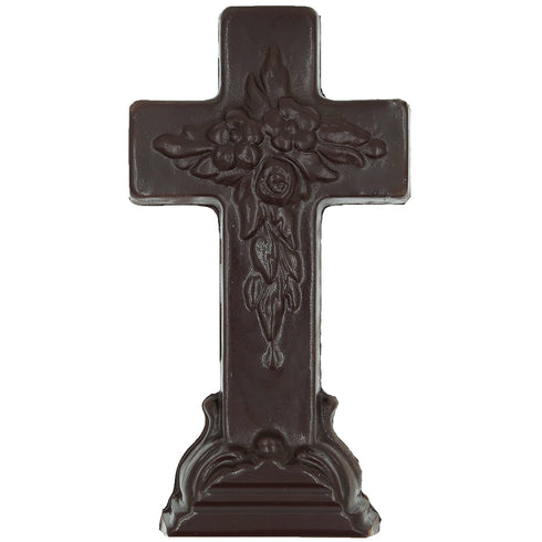 Philadelphia Candies Solid Dark Chocolate Easter Cross, 10 Ounce