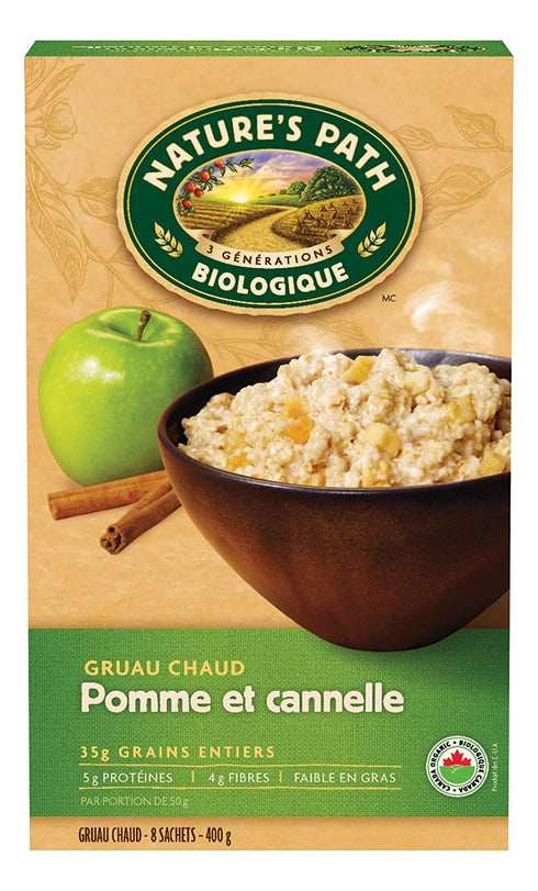 Natures Path Cereal Hot Apl Cin Org 8ct