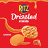 6-8 oz RITZ Drizzled Minis Caramel Crackers, Snacks for Kids and Adults, Party Snacks, Bags