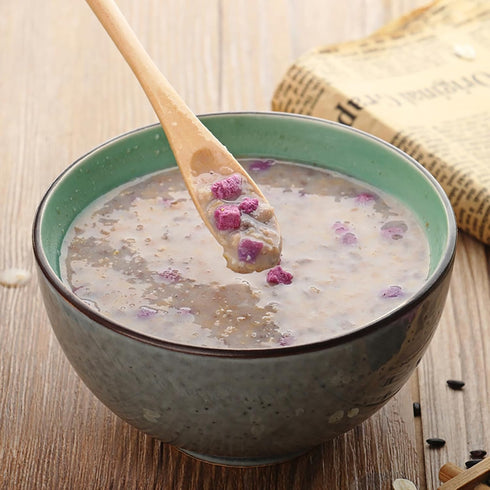 laweny 4.23oz/ 120g (12x10 Purple potato quinoa Porridge bags) Cereal Ready-to-eat cereal Nutritious breakfast meal