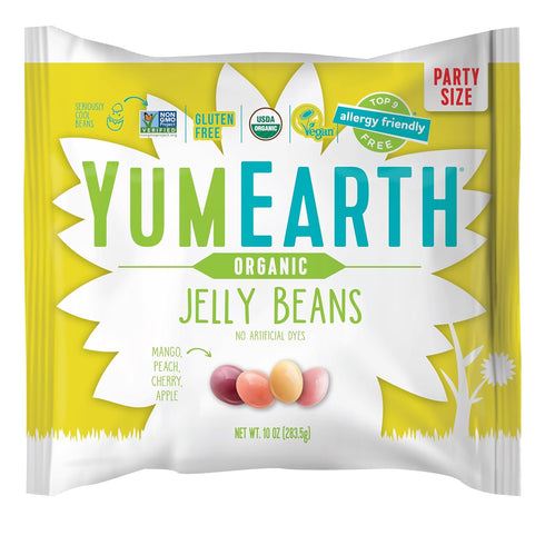 YumEarth Easter Candy Organic Jelly Beans - Spring Fruit Flavors, Gluten Free