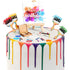 Taiyin Art Cake Decorations, Paint Brush Cupcake Toppers, Artist Themed Cake Decor for Kids Birthday Party (41 Pcs)