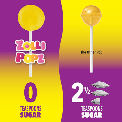Zollipops Clean Teeth Lollipops, Green Apple Flavor, 3.1 Oz