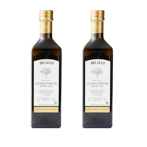 DeLallo Private Reserve Extra Virgin Olive Oil, 16.9 oz Bottle, (2 Pack),