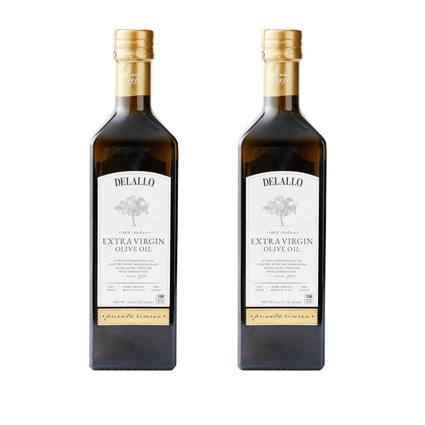 DeLallo Private Reserve Extra Virgin Olive Oil, 16.9 oz Bottle, (2 Pack),
