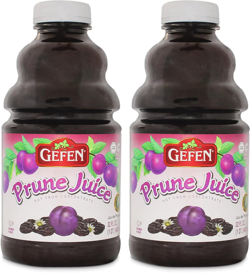 Gefen All Natural Prune Juice 32oz (2 Pack) Not from Concentrate |