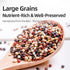 1:1:1 31.7 oz Tri-Color Quinoa, White Red Black Quinoa Grain for Salads, Bowls and Side Dishes, Blend, Jar