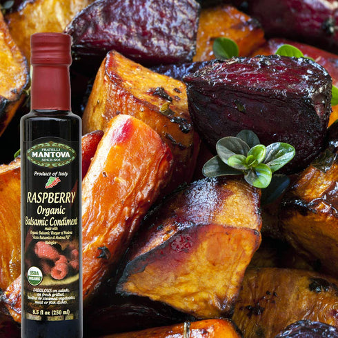 8.5 Oz Mantova Fratelli Raspberry Organic Balsamic Vinegar, Fl