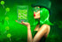 500-Pack 8-Gram (500-Pack) St. Patrick's Day Green Shamrock Lollipops, Individually Wrapped Green Apple Flavor