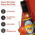 5oz (Pack 3) Dave's Gourmet Crazy Caribbean Hot Sauce - Habanero & Tabasco Pepper Blend - Hot Sauce - Great for Wings