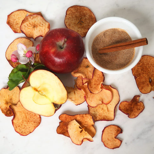 2.25 OZ Sisters Fruit Company, TRIO, Apple Chips, All Natural, Gluten-Free, Fat-Free (Contains THREE BAGS)