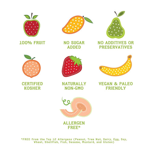 8 (1.2 oz Natures Turn Freeze-Dried Fruit Crisps Healthy, Gluten-Free,Crispy & Delicious, Plant-Based Snack, Ideal