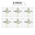 Simply Gum Fennel Plant-Based Chewing Gum Pack of Six (90 Pieces Total) Synthetic Plastic Free + Aspartame Free
