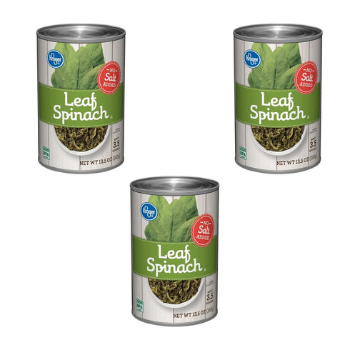 Generic No Salt Added Leaf Spinach 13.5 oz (3 PK)
