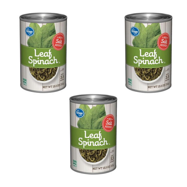 Generic No Salt Added Leaf Spinach 13.5 oz (3 PK)