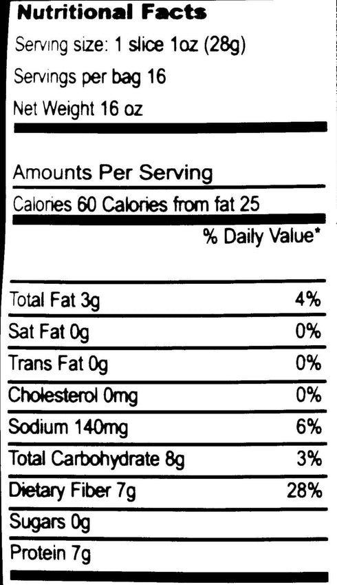 Great Low Carb Bread Co. 3 - Pumpernickel Bread - Bags