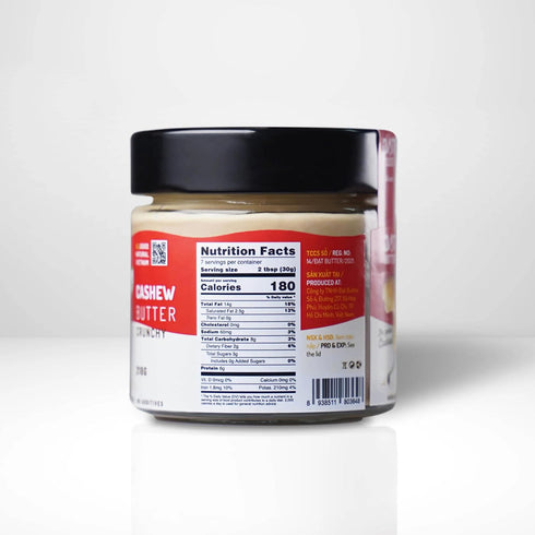 DAT FOODS 99% (7.4 oz) (7.4 oz, Cashew Butter Crunchy, Natural Nut Spread, Cashews with Salt Crunchy)