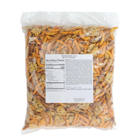 2 Taco Snack Mix, Pound Bulk Bag, Hampton Distribution