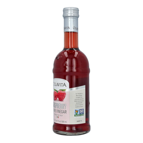 17 Oz (Pack 2) Colavita Raspberry Red Wine Vinegar, Special, Fl